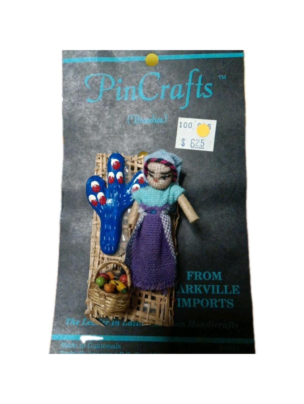 PinCrafts Collectible Guatemalan "Worry Doll Latin America Made In Guatemala Pin